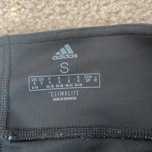 Adidas Climalite Cropped Workout Leggings - Picture 4 of 8